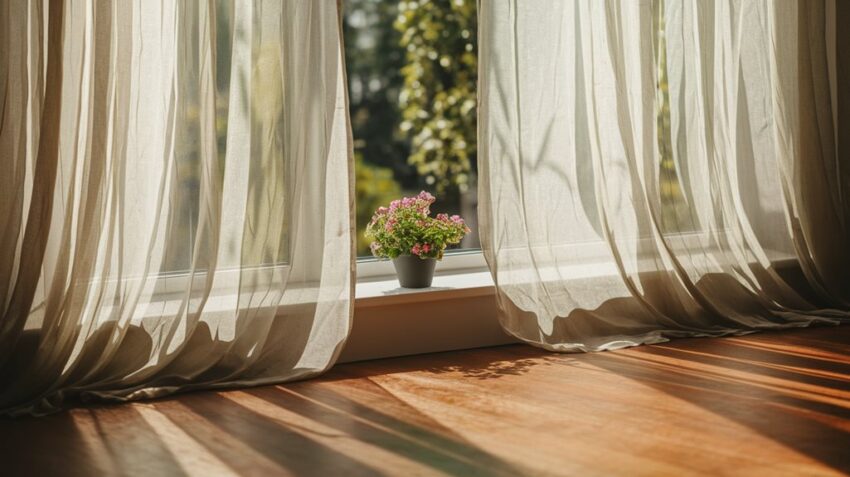 zasłony na parapety