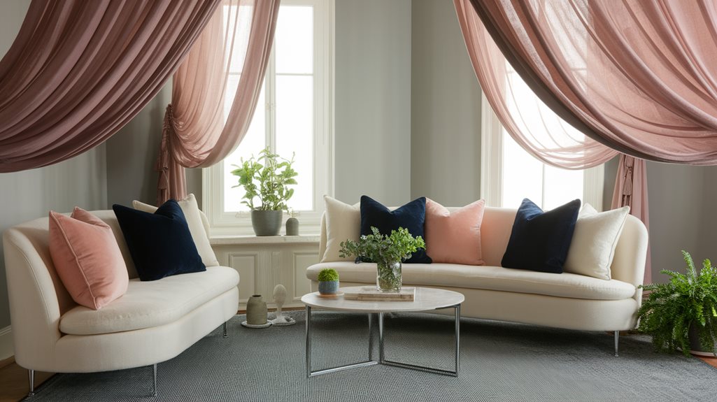 wybór tkanin do szaro-białego wystroju