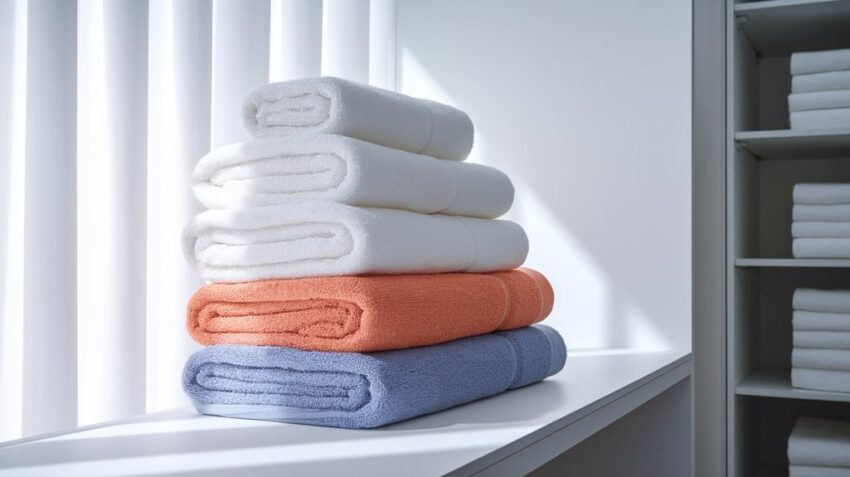 składanie ręczników w stylu hotelowym