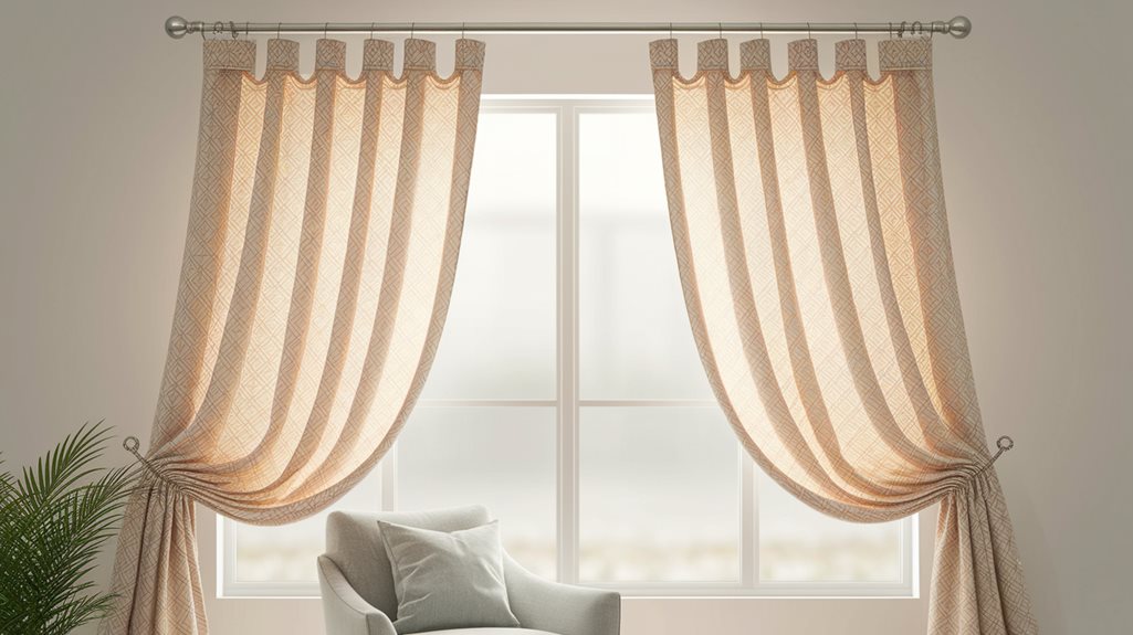 nowoczesne zasłony z pętlami