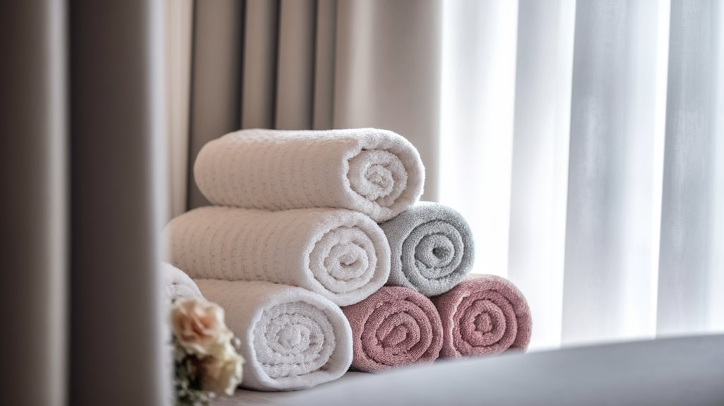 zorganizowane techniki składania ręczników