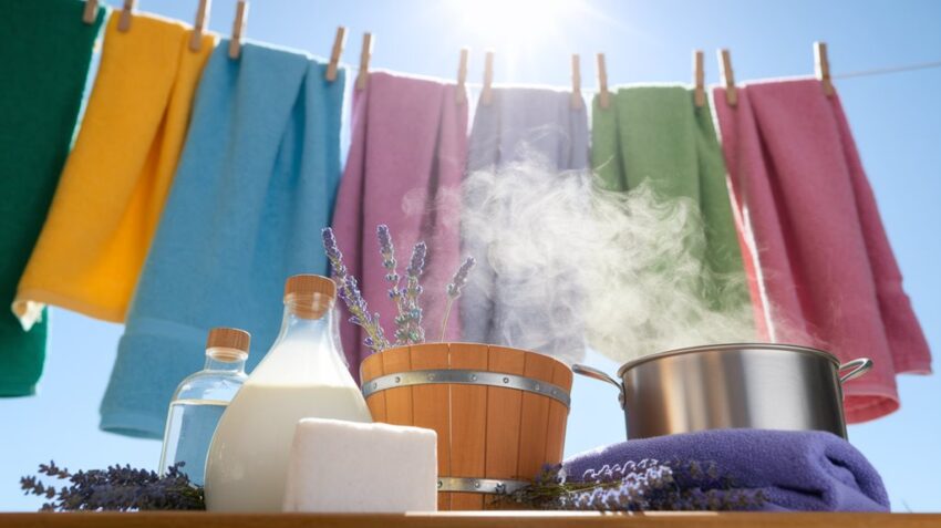 usunąć stęchły zapach z ręczników