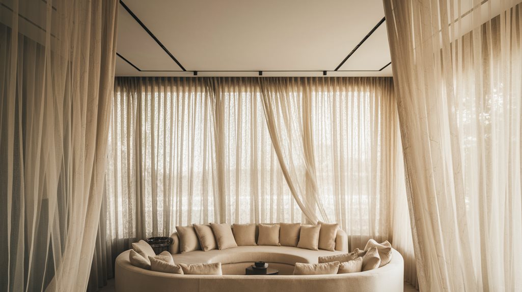 przezroczyste systemy zasłonowe elegancja