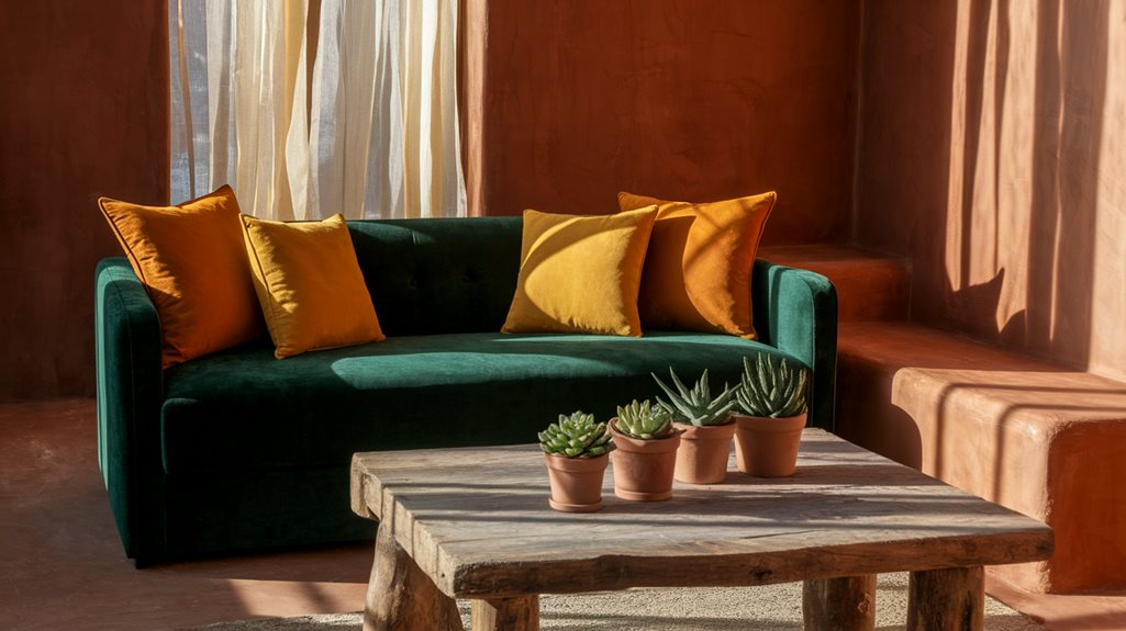 ciepła ziemista elegancka dekoracja